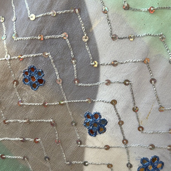 Vintage Ombré Ocean Sequined Wrap - Picture 5 of 13